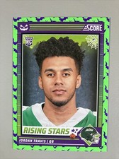Jordan Travis 2024 Score-A-Treat #31 Rising Stars Green Bats RC NY Jets