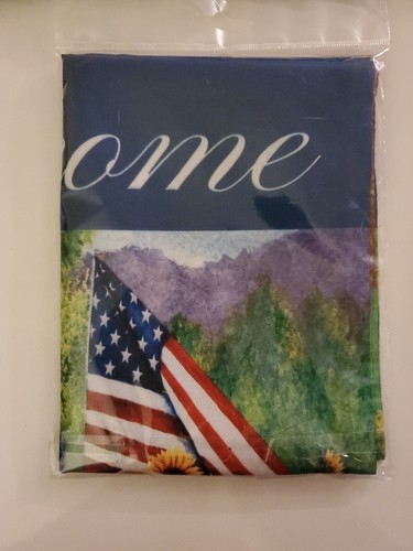Wincraft Small Welcome Flag 12.5" x 18" Patriotic Blue Truck - Picture 3 of 3