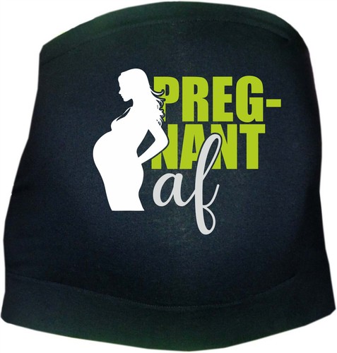 Bauchband für Schwangere bedruckt mit PREGNANT af - Picture 6 of 18