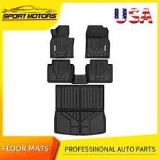 3D TPE Floor Mats Cargo Liners for 2023-2025 Mazda CX-50 All-Weather Non-Slip