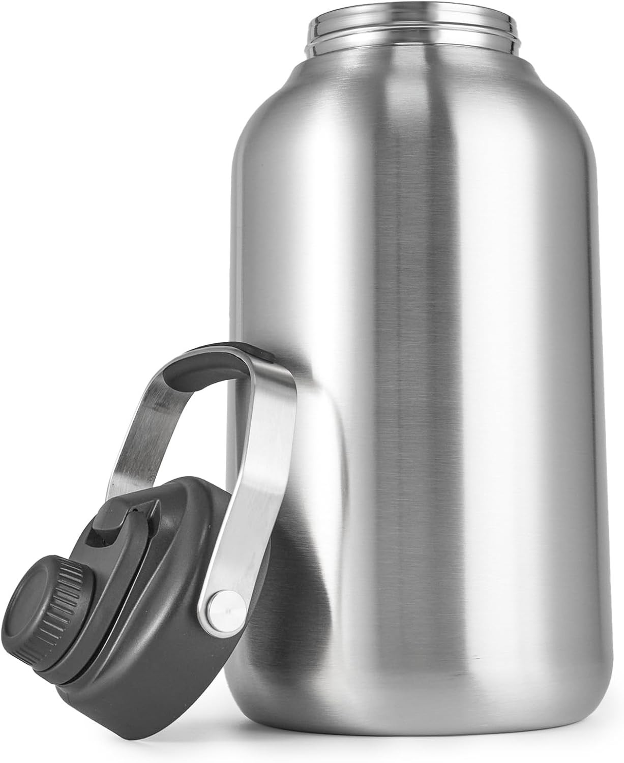 One Gallon Water Bottle, 128Oz Stainless Steel Insulated Water Bottle for Hot &