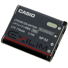 Casio NP-82 Akku Li-ion (NP-82DCA)  EX-Z1 Z2 Z19 Z270 Z280 G1 S5 S7  Neu