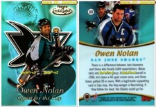 100++ OWEN NOLAN SINGLES GAME JERSEY PROMO LIMITED SHARKS LOT YOU PICK LIST