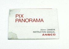 U202459 Ansco Pix Panorama 35mm Camera Original User Instruction Manual Booklet