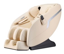 Lusso Sedia Massaggio Beige Shiatsu Zero Gravity Con Riscaldamento Bluetooth Neu