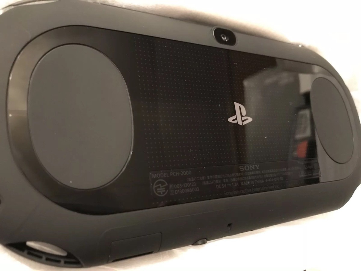 MINT SONY PS Vita PCH-2000 ZA11 Black Console Wi-Fi JAPAN