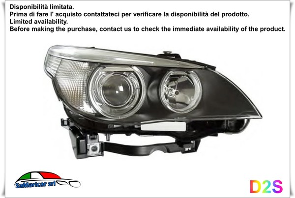 Blinker Projektor Recht Xenon D2S Mit Afs Passend FüR BMW Serie 5 E60/E61 2003--image