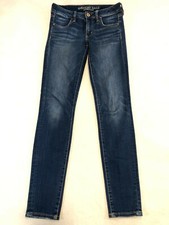 AMERICAN EAGLE Super Stretch X Medium Wash Jeans Jegging Women's Size 4 Regular