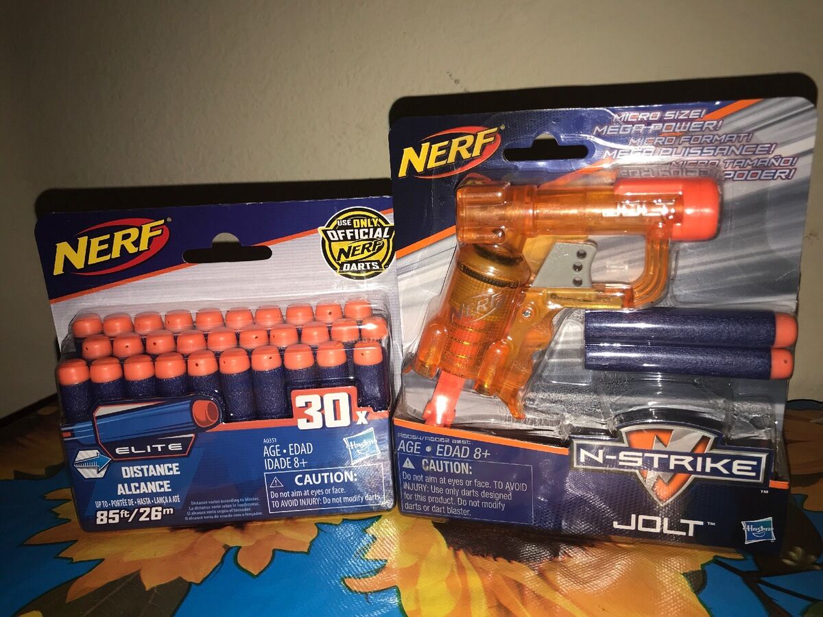 Lança Dardo Nerf Elite Jolt Nerf Azul