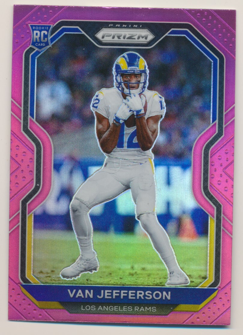 #377 VAN JEFFERSON 2020 Panini Prizm PINK PRIZM RC RAMS