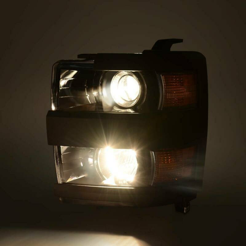 Headlights For 2015-2019 Chevy Silverado 2500 HD 3500 HD Projector Headlamps NEW