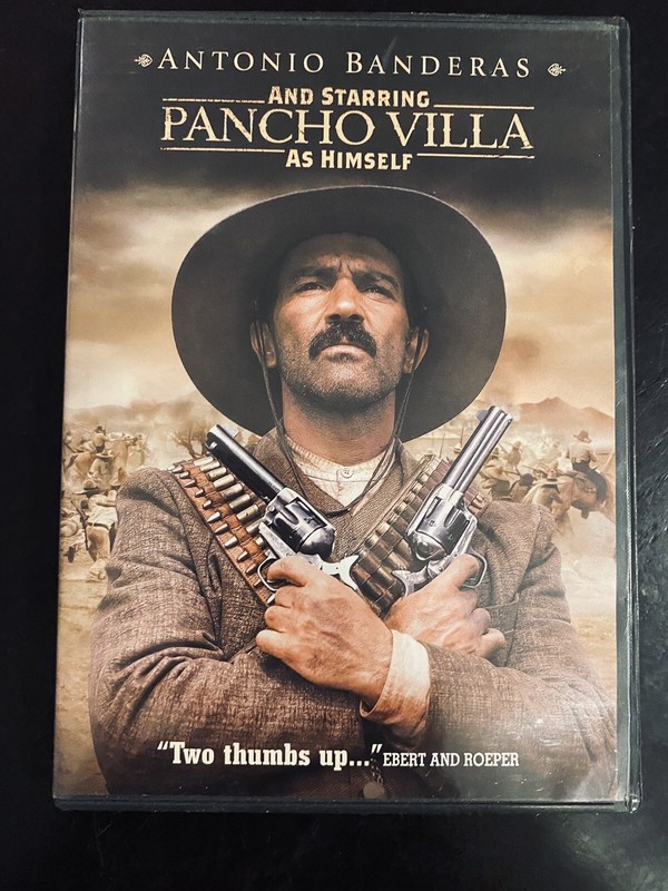 AND STARRING PANCHO VILLA AS HIMSELF (DVD, 2004) ANTONIO BANDERAS PREOWNED