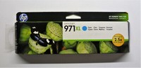 Original Hp 971XL Cyan Officejet Pro X451 X476 X551 Dw X576 Datum 08/2022
