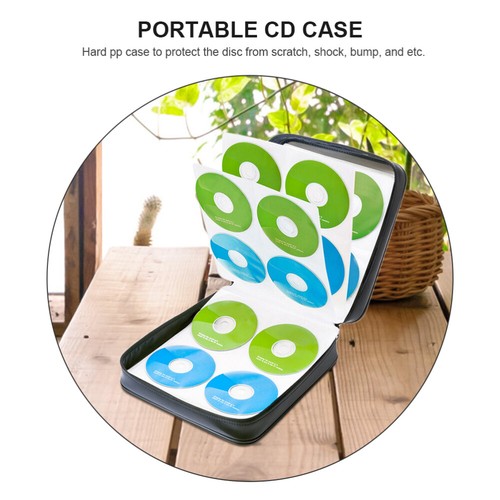 3pcs Portable Case Storage Box: Large Capacity VCD Booklet- Wallet Holder - Afbeelding 2 van 12