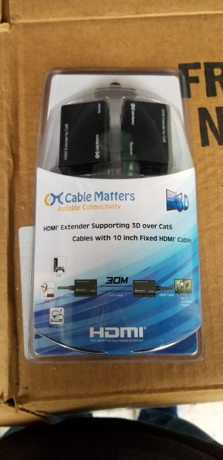 Cable Matters HDMI Extender Over CAT6