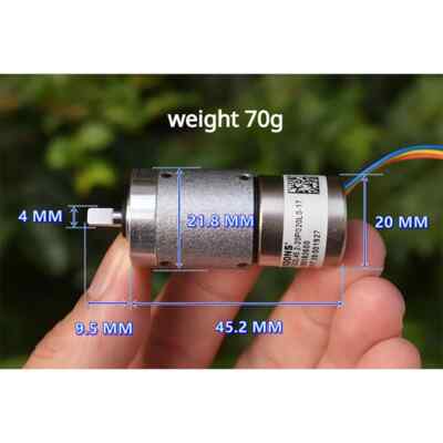 Mini 2-phase 22mm Precision Planetary Gearbox Gear Stepping