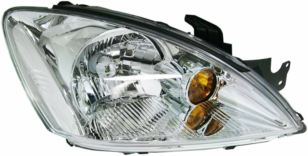 Phare avant droite pour Mitsubishi Lancer 2004-2008 idéal pour la conduite de nuit et sous la pluie
