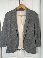 LC Lauren Conrad NWT Women's Size 4 Gray Cotton Jacket