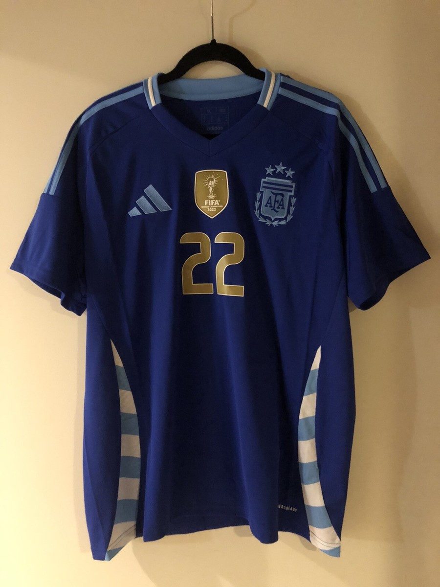 Maillot Argentine Adidas Lautaro Martinez - Finale Copa America 2024 - Bleu Taille M
