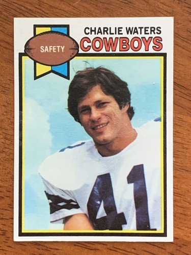 1979 Topps Football Card #445 - Charlie Waters, Dallas Cowboys - Very Good