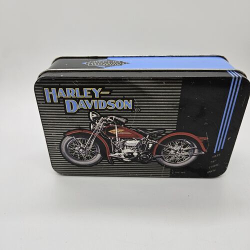 1997 Harley-Davidson Motorcycle LtdEdition Tin & Historic PlayingCards 1903-1950 - Picture 2 of 7