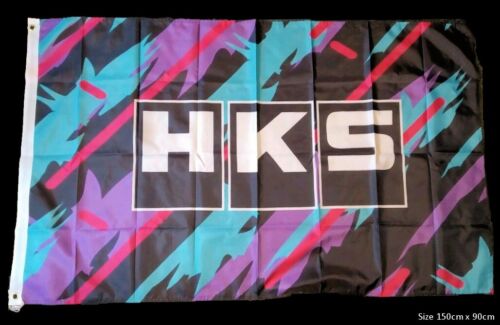 HKS JDM Garage Wand Flagge für Honda Toyota Nissan Mazda Mitsubishi - Bild 1 von 1