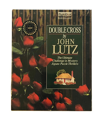 1000 Pc Double Cross Mystery Jigsaw Puzzle By John Lutz Thriller BePuzzled