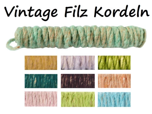 Borten & Bänder zum Annähen aus Filz