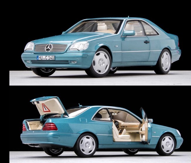1: 18 NOREV Mercedes Benz CL600 coupe C140 1997 S-Class alloy car