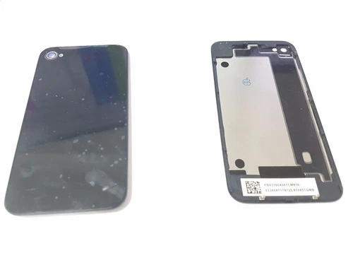 Back Glass Door Cover iPhone 4 black
