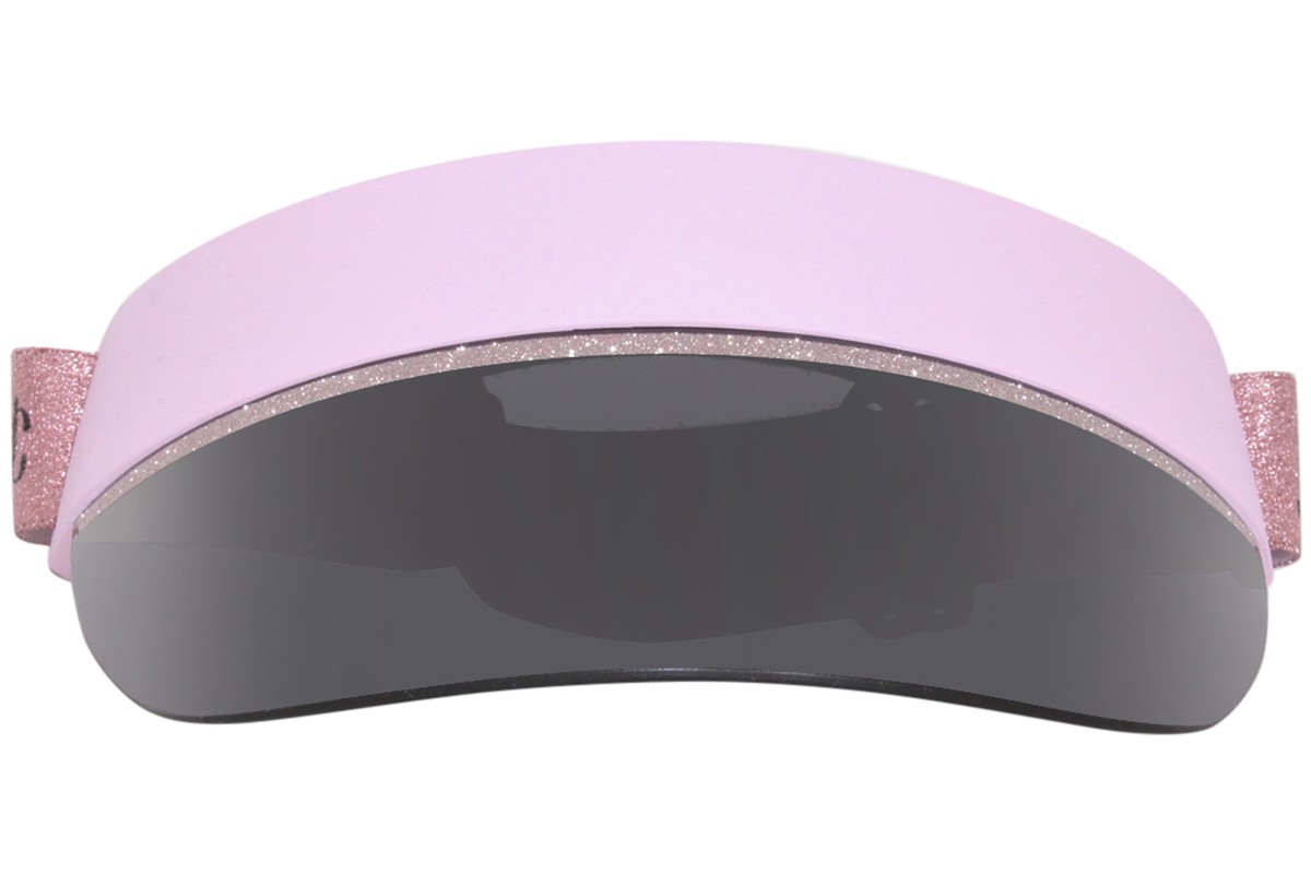 サングラス Jimmy Choo Calix Sunvisor Pink White Silver Pearl Band Jimmy Choo Calix Sunvisor Pink White Silver Pearl Band