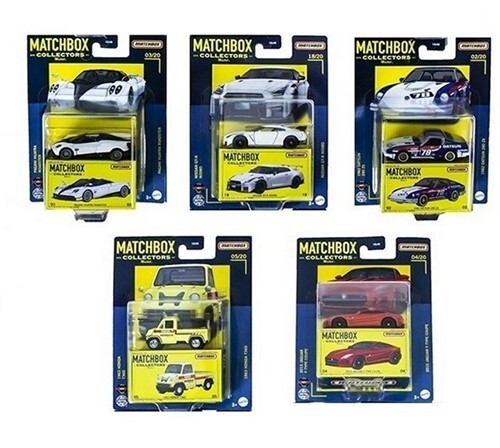 GBJ48 5 Stück Konvolut: Matchbox Die-Cast Cars Collectors 1:64 sortiert 95