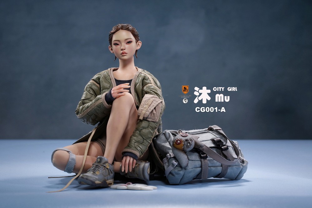 1/6 Mr.Z Model Studio CG001 City Girl Mu/Bing Female Action Figure
