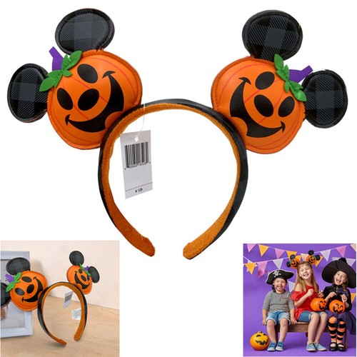 Mickey Mouse Halloween 2023 Disney~Parks Headband Pumpkin Jack O ...
