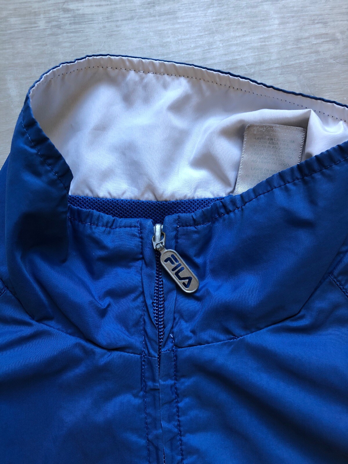 Giacca a vento FILA uomo blu usata taglia XL