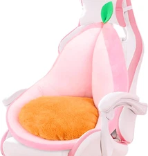 Cute Fruit Gaming Chair Cushion with Backrest Non-Slip, Comfy Kawaii Computer