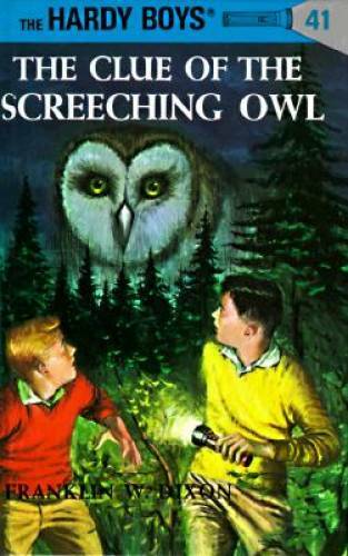The Clue of the Screeching Owl (Hardy Boys, Book 41) - Hardcover - GOOD