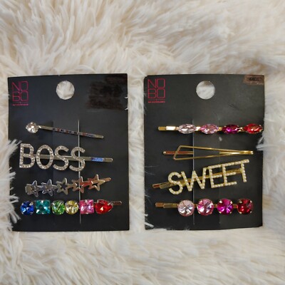 No Boundaries 4 Piece Bobbypin Set Sweet or Boss