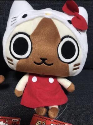 Monster Hunter Airou x Sanrio Hello Kitty Plush Toy 2 Set Monster Hunter Airou x Sanrio Hello Kitty Plush Toy 2 Set