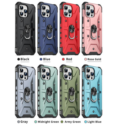 For iPhone 14 13 12 11 Pro Max Mini 8 7 Shockproof Back Cover Rugged Hybrid Case