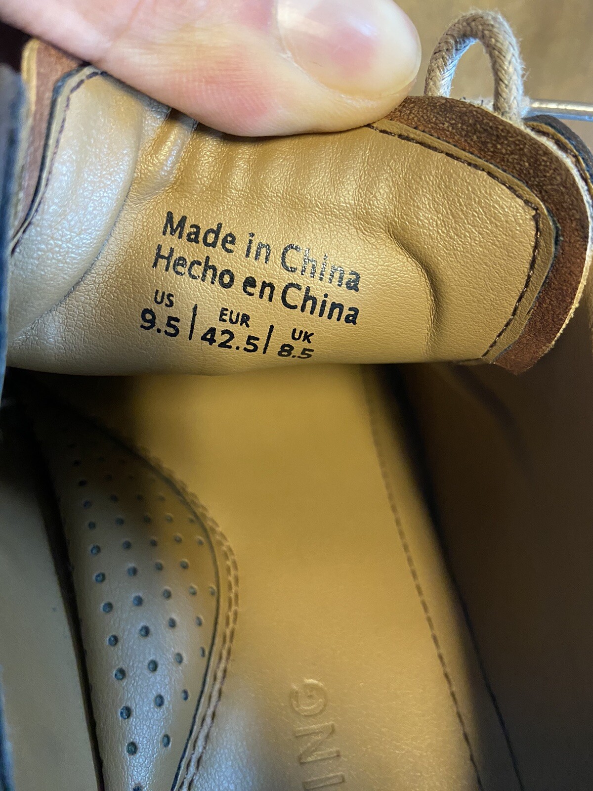 SAOLA Scarpe eleganti Oxford da uomo Call It Spring marrone scuro punta arrotondata taglia US 9 5