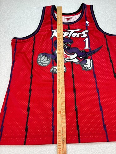 Maglia Mitchell & Ness Toronto Raptors Tracy McGrady 1998-99 2XL - Foto 8 di 12