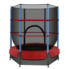 NNEDSZ 4.5FT Trampoline Round Trampolines Kids Enclosure Outdoor Indoor Gift
