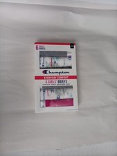 Champion Youth Girl's Comfort Cotton Stretch Moisture Wicking Briefs, 6 Pack