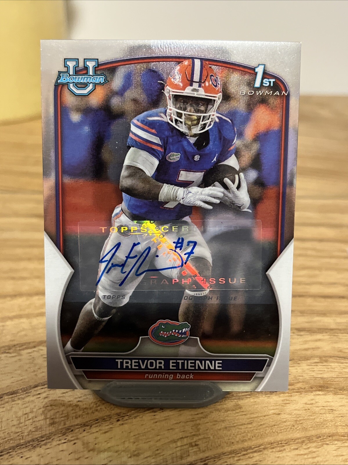 2022 Bowman University Chrome - Chrome Prospect Autographs #69 Trevor Etienne