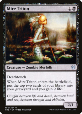 MIRE TRITON ~mtg NM-M Theros Beyond Death Unc x4