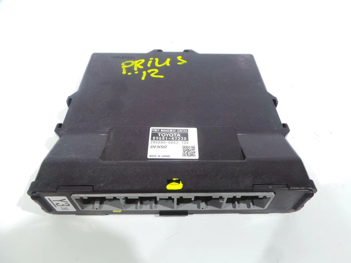 2012 TOYOTA PRIUS ECU POWER MANAGEMENT CONTROL MODULE 89681-47230 