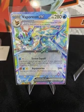 Pokémon TCG Vaporeon EX Double Rare Holo Card 23/131 Prismatic Evolutions NM