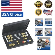 R134a Valve Core Remover/Installer Kit - Works Under Pressure with Carrying Case