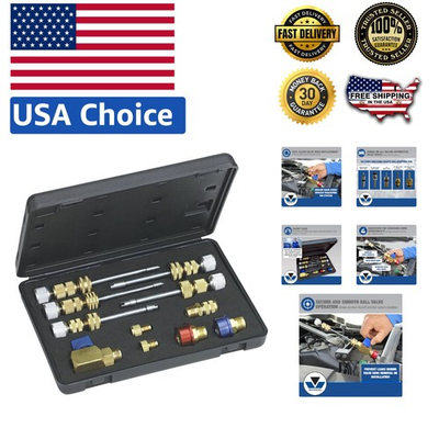 #ad R134a Valve Core Remover Installer Kit Works Under Pressure with Carrying Case $339.99